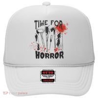 Time For Horror Scary Halloween Hat thumb 0