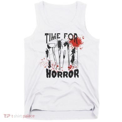 Time For Horror Scary Halloween Tank Top