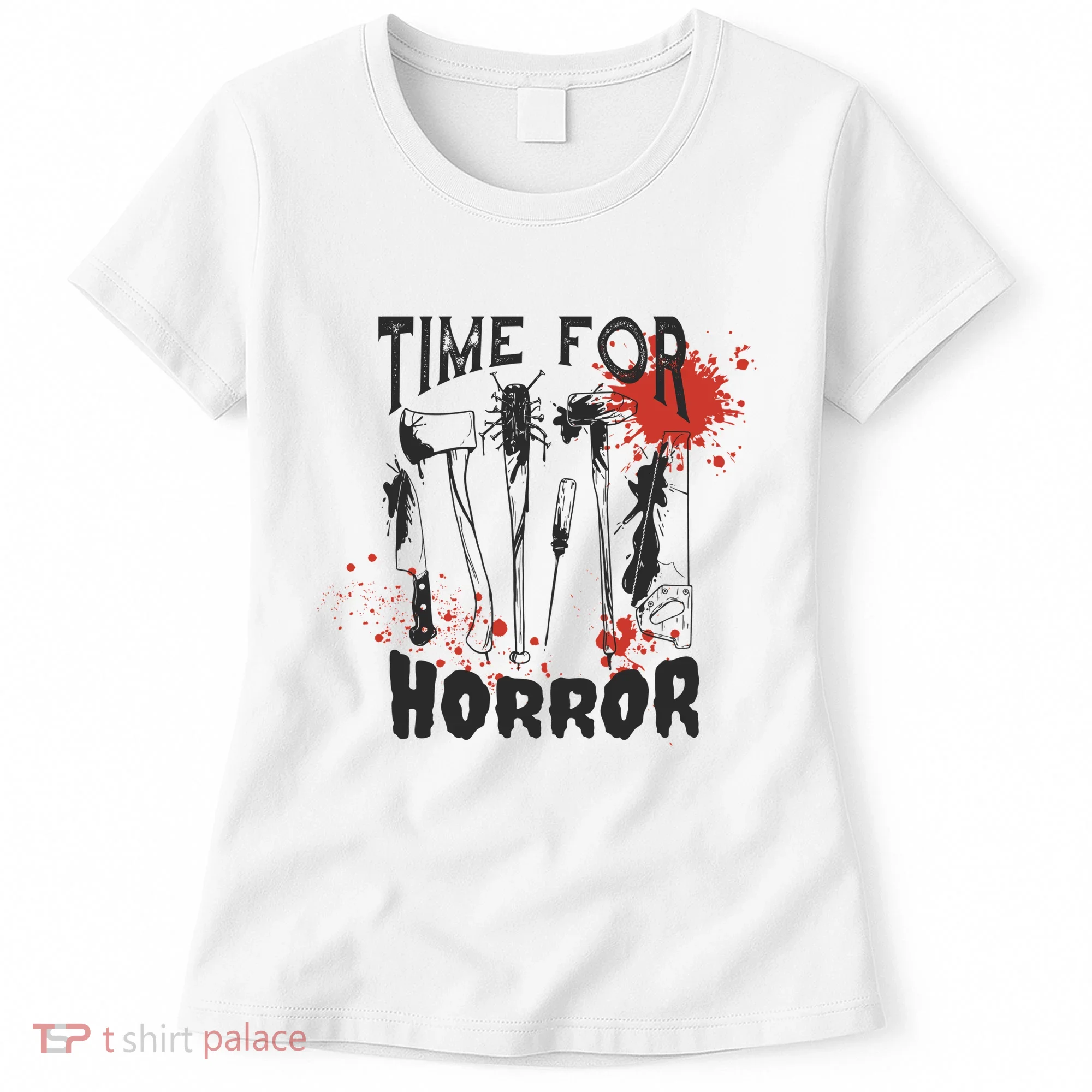Time For Horror Scary Halloween Women's T-Shirt