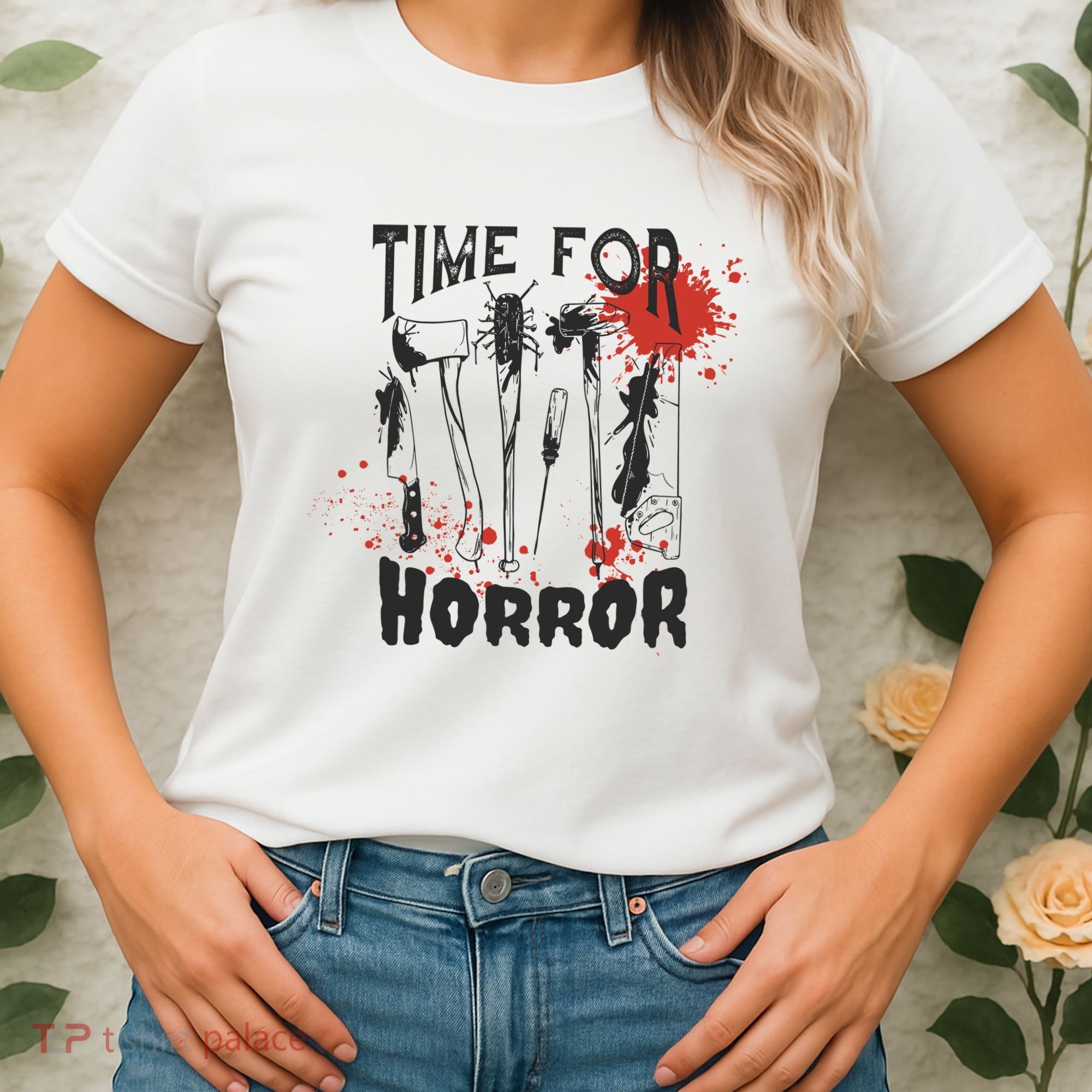 Time For Horror Scary Halloween Women's T-Shirt