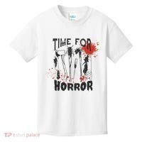 Time For Horror Scary Halloween Kids T-Shirt thumb 0