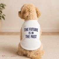 The Future Is In The Past Doggie Tank thumb 2