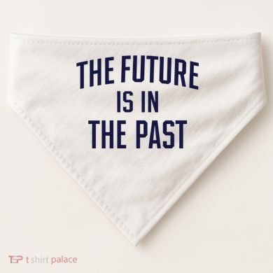 The Future Is In The Past USA-Made Doggie Bandana