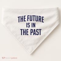 The Future Is In The Past USA-Made Doggie Bandana thumb 0