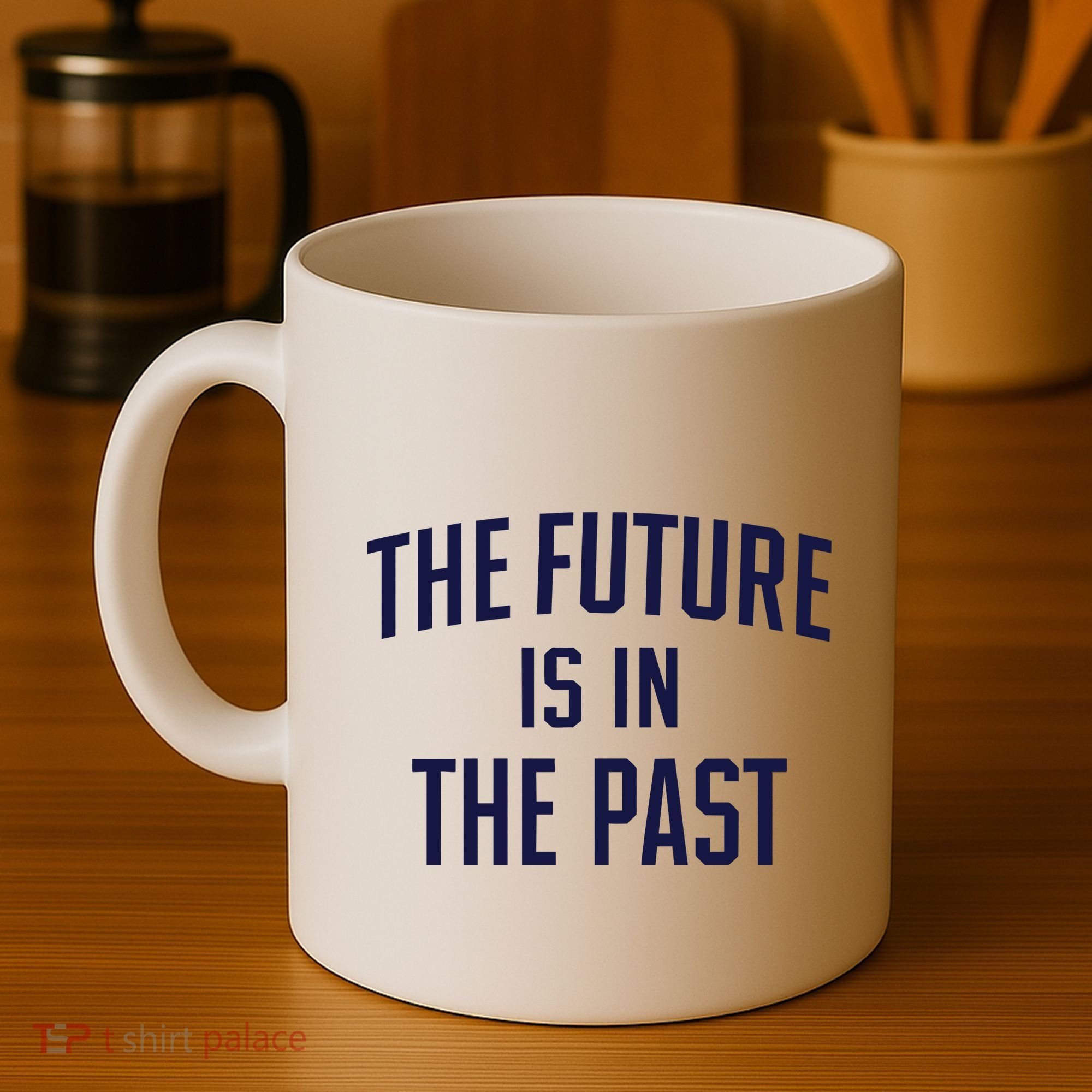 The Future Is In The Past Coffee Mug
