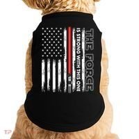 The Force Is Strong With This One USA American Flag Doggie Tank thumb 0