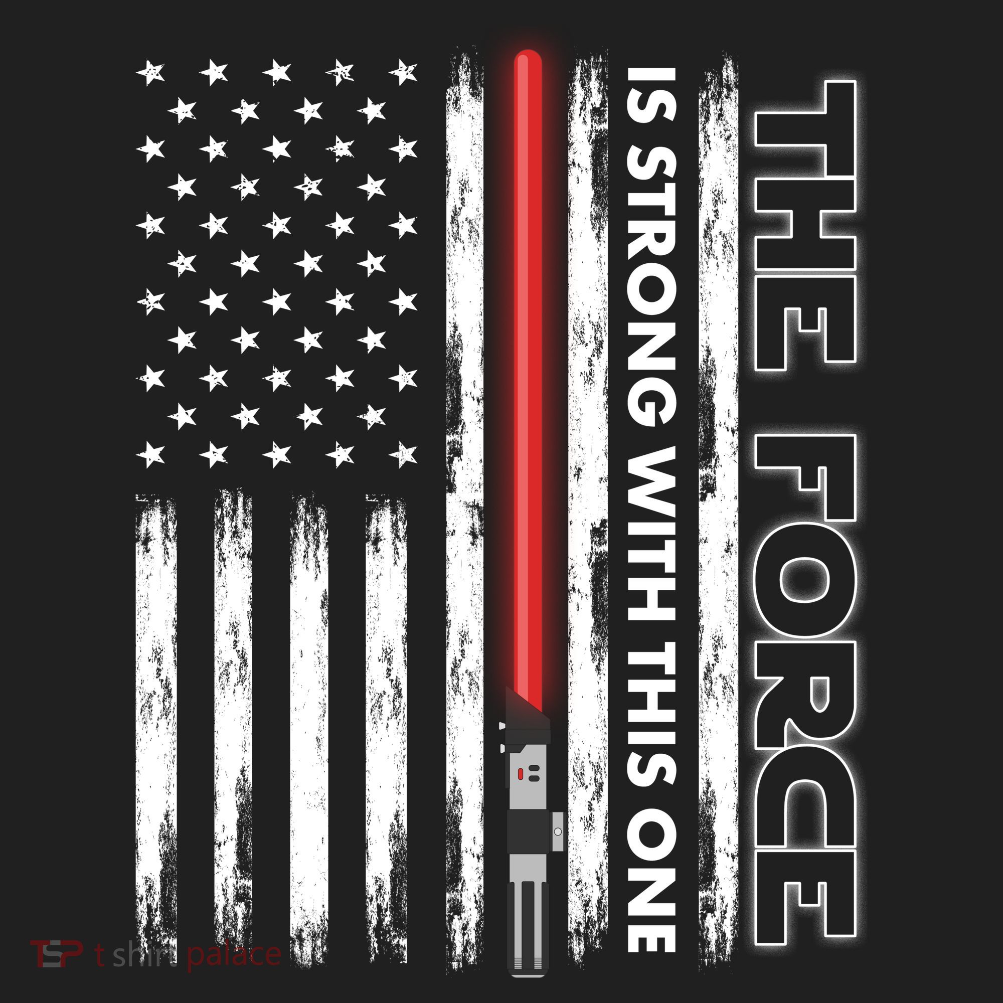 The Force Is Strong With This One USA American Flag Beanie