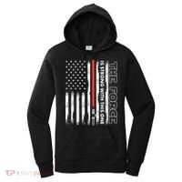 The Force Is Strong With This One USA American Flag Women's Hoodie thumb 0