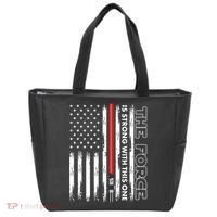 The Force Is Strong With This One USA American Flag Tote Bag thumb 0