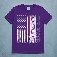 The Force Is Strong With This One USA American Flag T-Shirt thumb 5