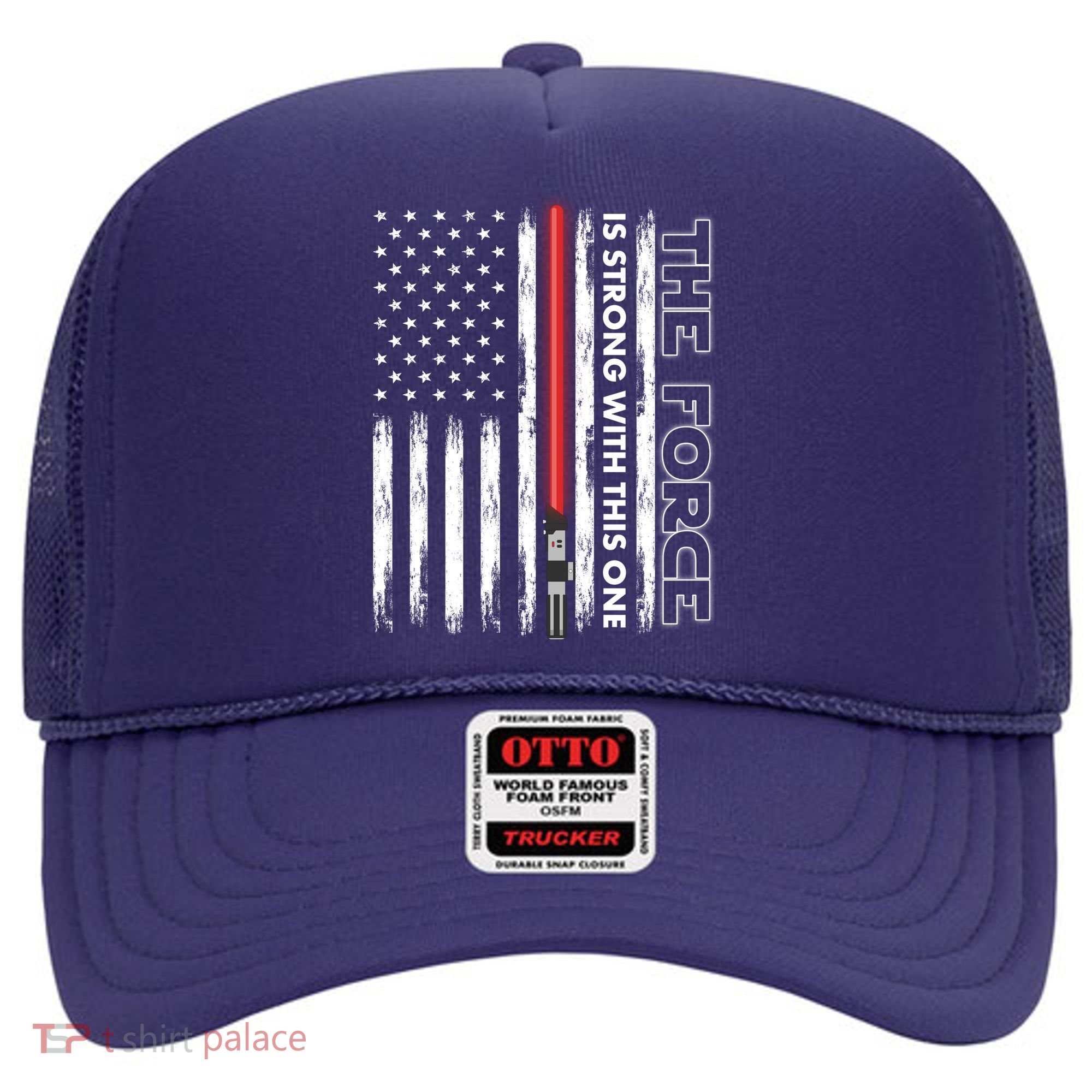 The Force Is Strong With This One USA American Flag Hat