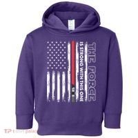 The Force Is Strong With This One USA American Flag Toddler Hoodie thumb 0