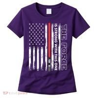 The Force Is Strong With This One USA American Flag Women's T-Shirt thumb 0