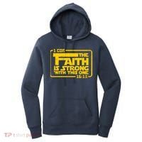 The Faith Is Strong With This One Funny Christian Women's Hoodie thumb 0