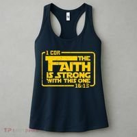 The Faith Is Strong With This One Funny Christian Women's Tank Top thumb 3
