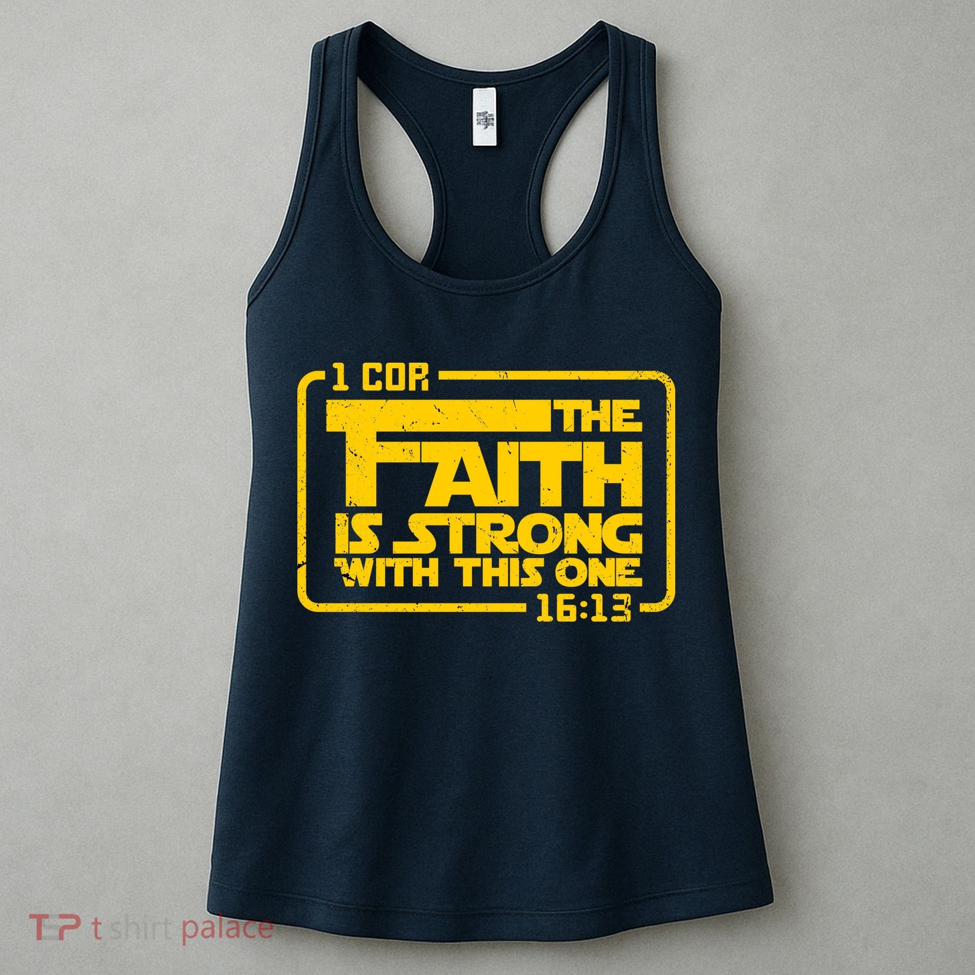 The Faith Is Strong With This One Funny Christian Women's Tank Top