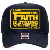 The Faith Is Strong With This One Funny Christian Hat thumb 0