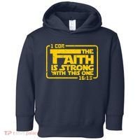The Faith Is Strong With This One Funny Christian Toddler Hoodie thumb 0