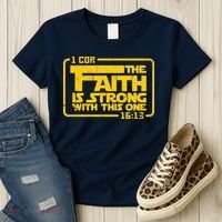 The Faith Is Strong With This One Funny Christian Women's T-Shirt thumb 3