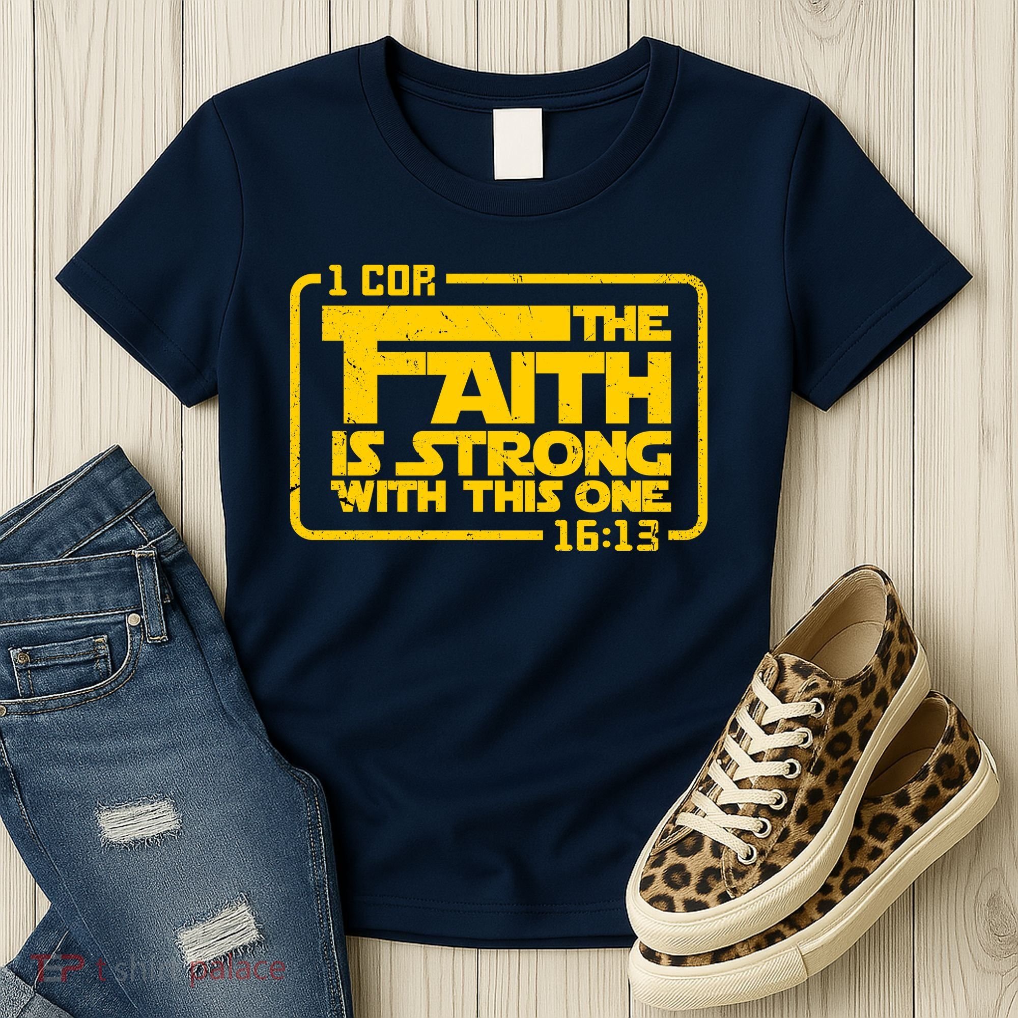 The Faith Is Strong With This One Funny Christian Women's T-Shirt