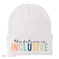 The Future Is Inclusive Colorful Beanie thumb 0