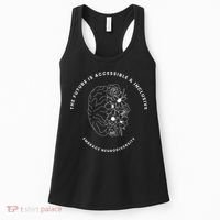 The Future Is Accessible & Inclusive Embrace Neurodiversity Women's Tank Top thumb 0