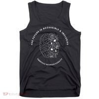 The Future Is Accessible & Inclusive Embrace Neurodiversity Tank Top thumb 0