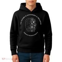 The Future Is Accessible & Inclusive Embrace Neurodiversity Kids Hoodie thumb 4