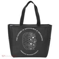 The Future Is Accessible & Inclusive Embrace Neurodiversity Tote Bag thumb 0