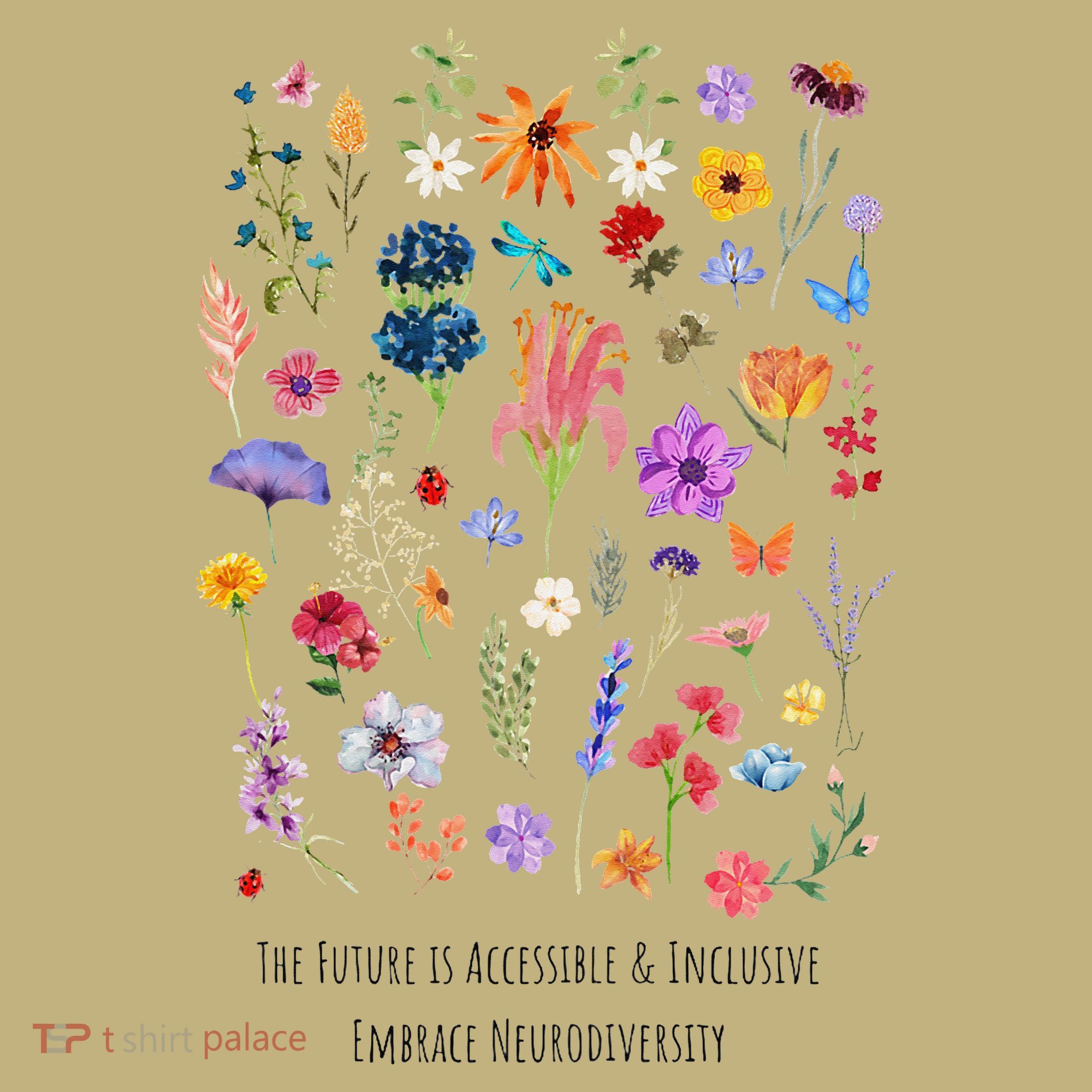 The Future Is Accessible  Inclusive-Embrace Neurodiversity Kids T-Shirt