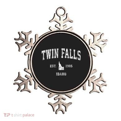 Twin Falls Idaho Id Vintage Athletic Sports Design Ornament