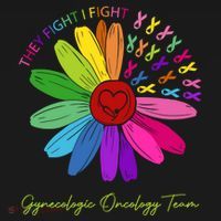 They Fight I Fight Oncology Team Gynecologic Oncology Nurse Funny Gift Women's Hoodie thumb 2