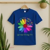 They Fight I Fight Oncology Team Gynecologic Oncology Nurse Funny Gift T-Shirt thumb 2