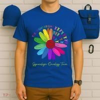 They Fight I Fight Oncology Team Gynecologic Oncology Nurse Funny Gift T-Shirt thumb 6
