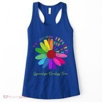 They Fight I Fight Oncology Team Gynecologic Oncology Nurse Funny Gift Women's Tank Top thumb 0