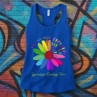 They Fight I Fight Oncology Team Gynecologic Oncology Nurse Funny Gift Women's Tank Top thumb 3
