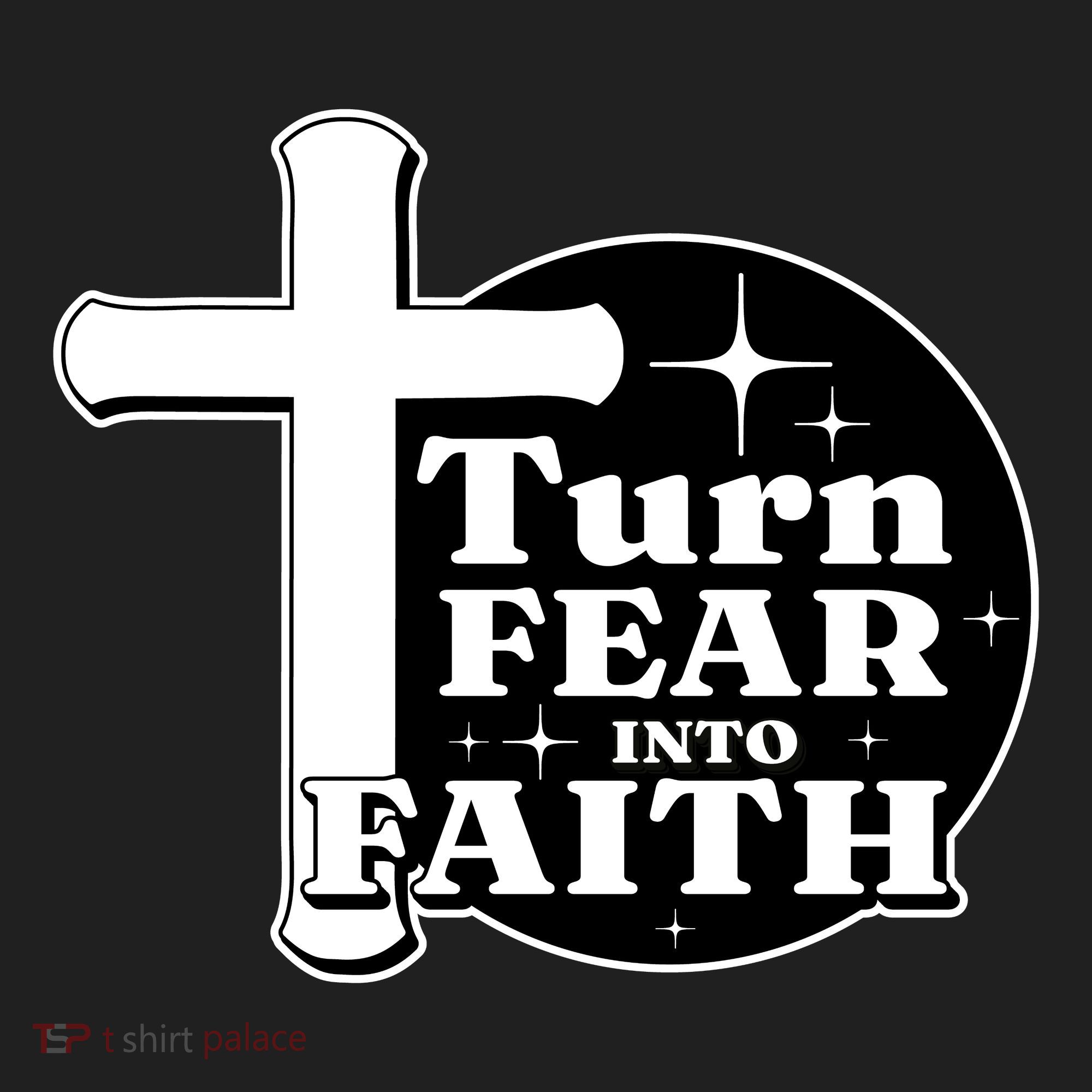 Turn Fear Into Faith Cross Beanie