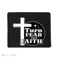 Turn Fear Into Faith Cross Mousepad thumb 0