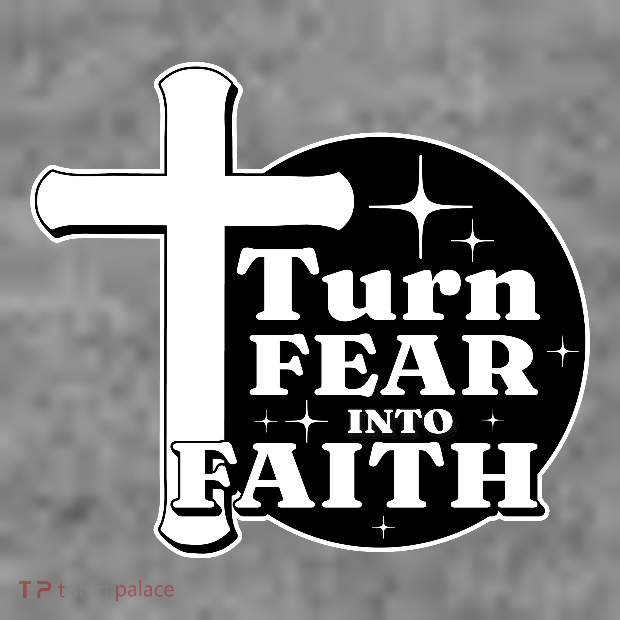 Turn Fear Into Faith Cross Hoodie