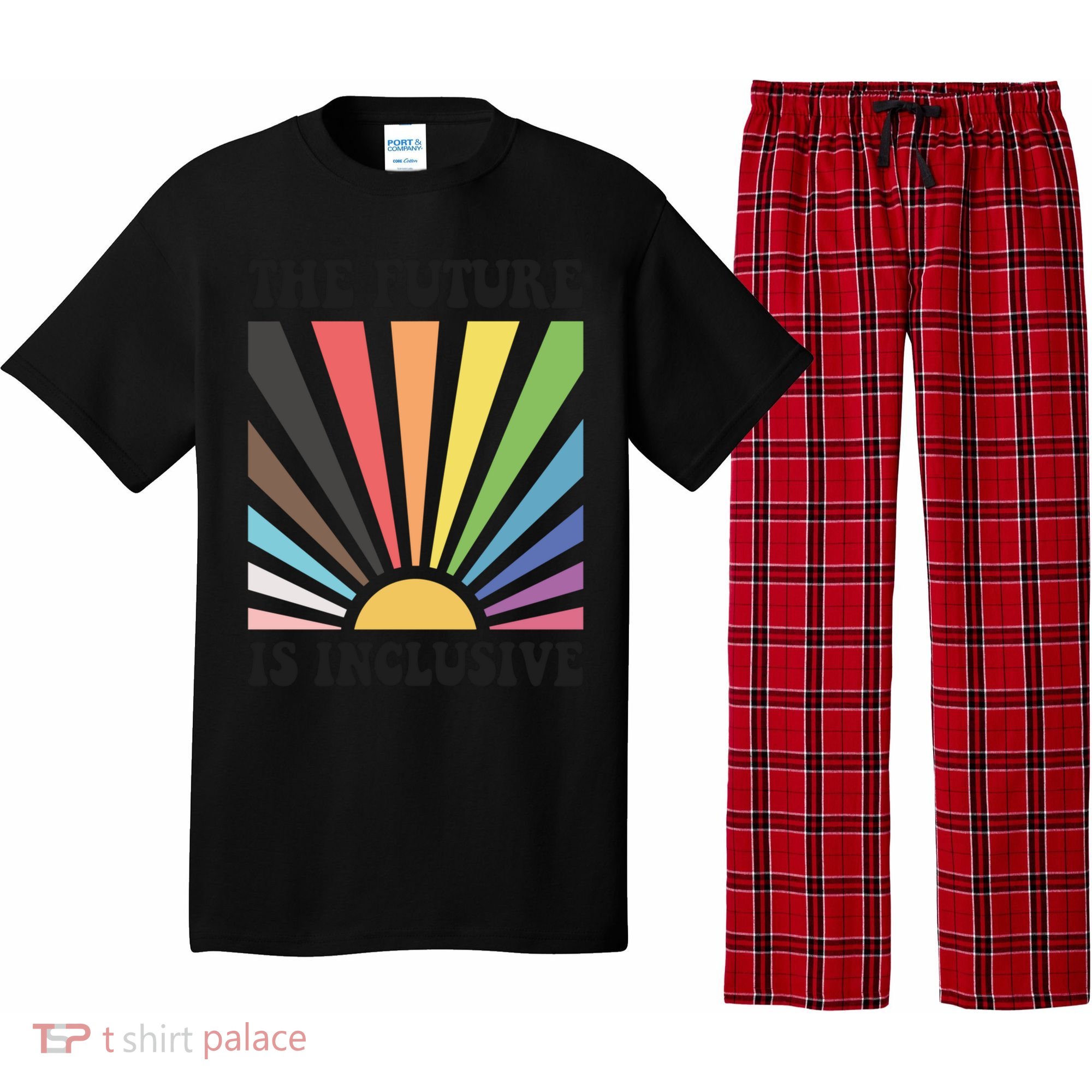 The Future Is Inclusive Lgbt Lesbian Hu Rights Pride Great Gift Pajama Set