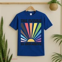 The Future Is Inclusive Lgbt Lesbian Hu Rights Pride Great Gift T-Shirt thumb 2