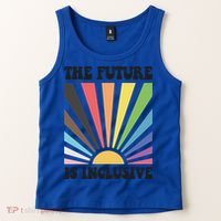 The Future Is Inclusive Lgbt Lesbian Hu Rights Pride Great Gift Tank Top thumb 2