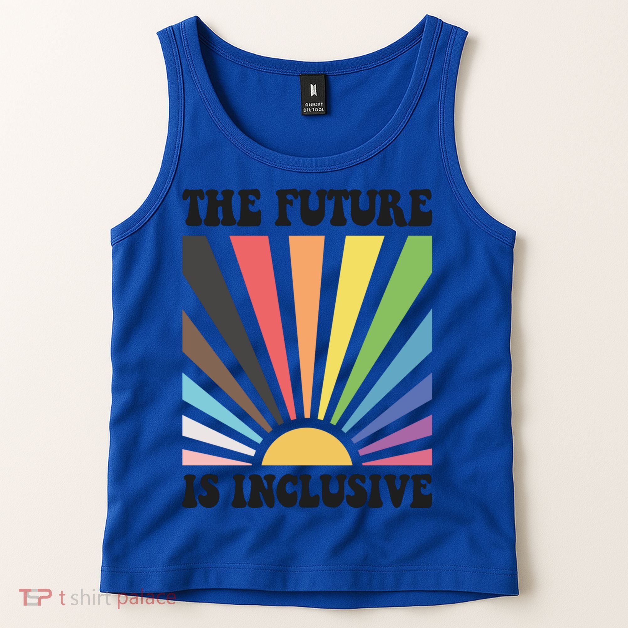 The Future Is Inclusive Lgbt Lesbian Hu Rights Pride Great Gift Tank Top