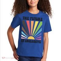 The Future Is Inclusive Lgbt Lesbian Hu Rights Pride Great Gift Kids T-Shirt thumb 2