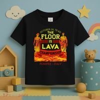 The Floor Is Lava Championship Pompeii Italy  Toddler T-Shirt thumb 3