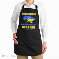 The Fight Is Here I Need Ammunition, Not A Ride Support Ukraine Apron thumb 2