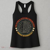 The Future Is Accessible  Inclusive Embrace Neurodiversity Women's Tank Top thumb 3