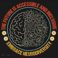The Future Is Accessible  Inclusive Embrace Neurodiversity Baby Bodysuit thumb 2