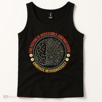 The Future Is Accessible  Inclusive Embrace Neurodiversity Tank Top thumb 2