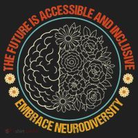 The Future Is Accessible  Inclusive Embrace Neurodiversity Golf Towel thumb 3